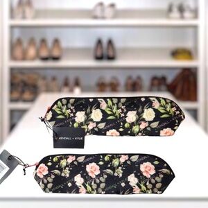 New Kendall & Kylie Cosmetic, Makeup, Brushes Travel Pouch Bags Black Rose